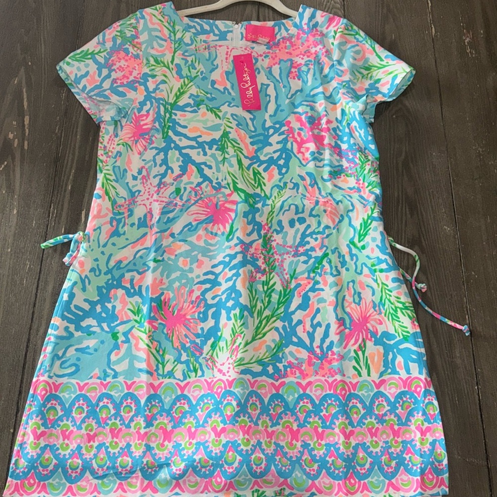 Lilly Pulitzer Blanca Stretch Romper Dress Size 14